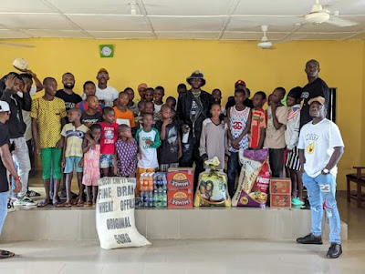 Wil'Jay Visits Orphanage Home, Donates Relief Materials To Mark His Birthday