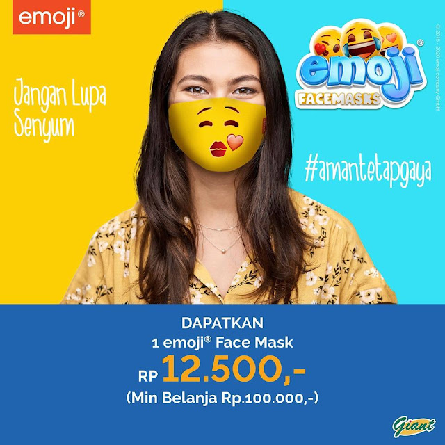 Masker Emoji Eksklusif Giant