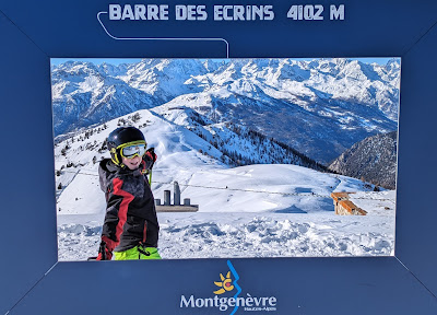 View from the top at Montgenevre Ski