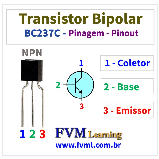 Datasheet-Pinagem-Pinout-transistor-npn-BC237C-Características-Substituição-fvml