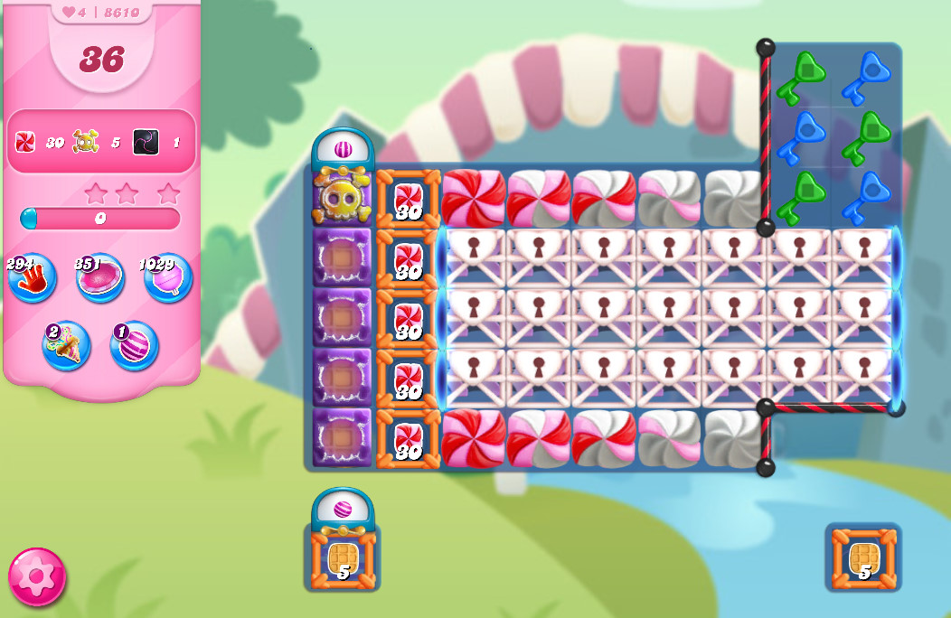 Candy Crush Saga level 8610