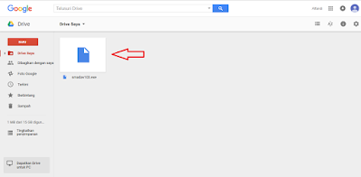 File Terlihat setelah unggahan selesai