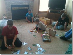 boys and puzzles