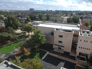 Landscaping around the Yeshiva