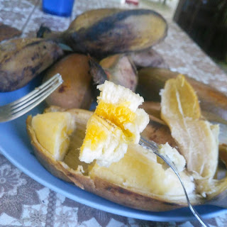 Boiled Saba Bananas