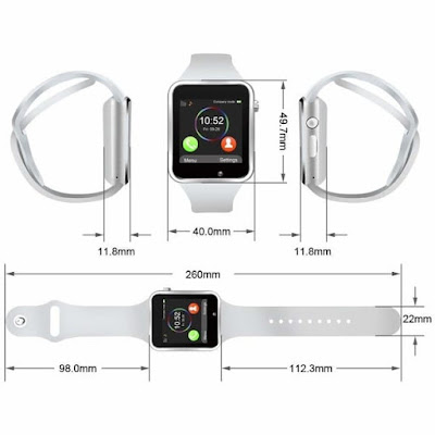 Touchscreen Fitness Tracker Wzpiss 0206W Smartwatch 