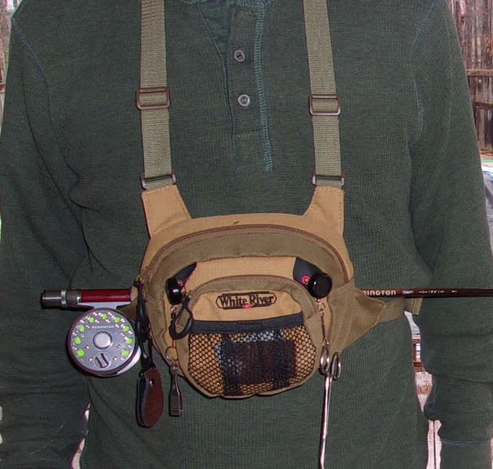 Fishing Through Life: Using Your Chest Pack as a Rod Holder