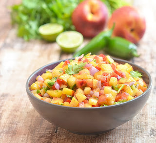 vegetarian nectarine salsa