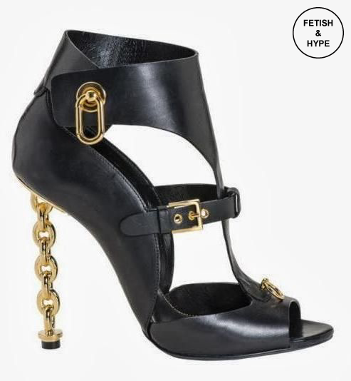 Fetish Fashion : Tom Ford Shoes With Gold Chain S/S 2014