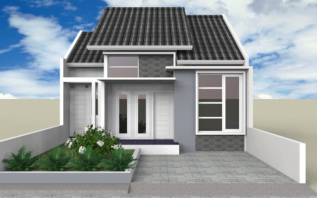 Contoh desain rumah minimalis type 60