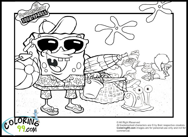 Free Download Spongebob Coloring Pages