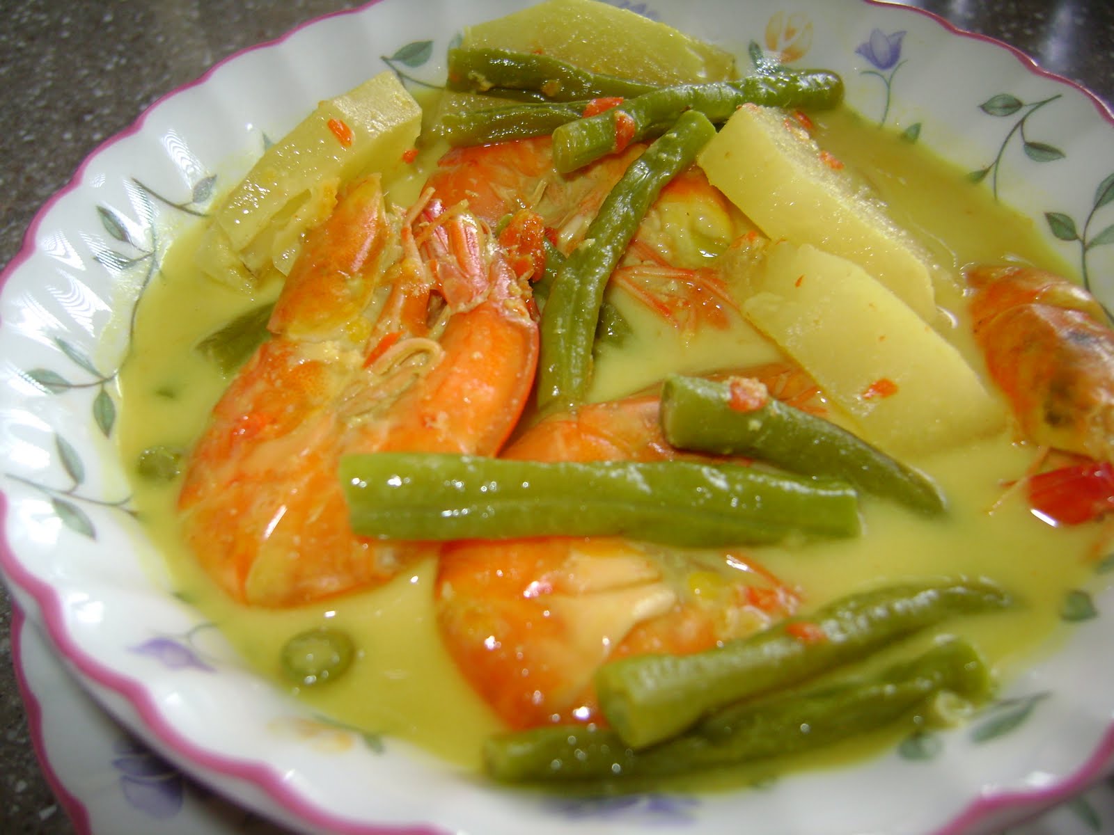 CORETAN DARI DAPUR: Masak Lemak Cili Api Udang + Kacang 