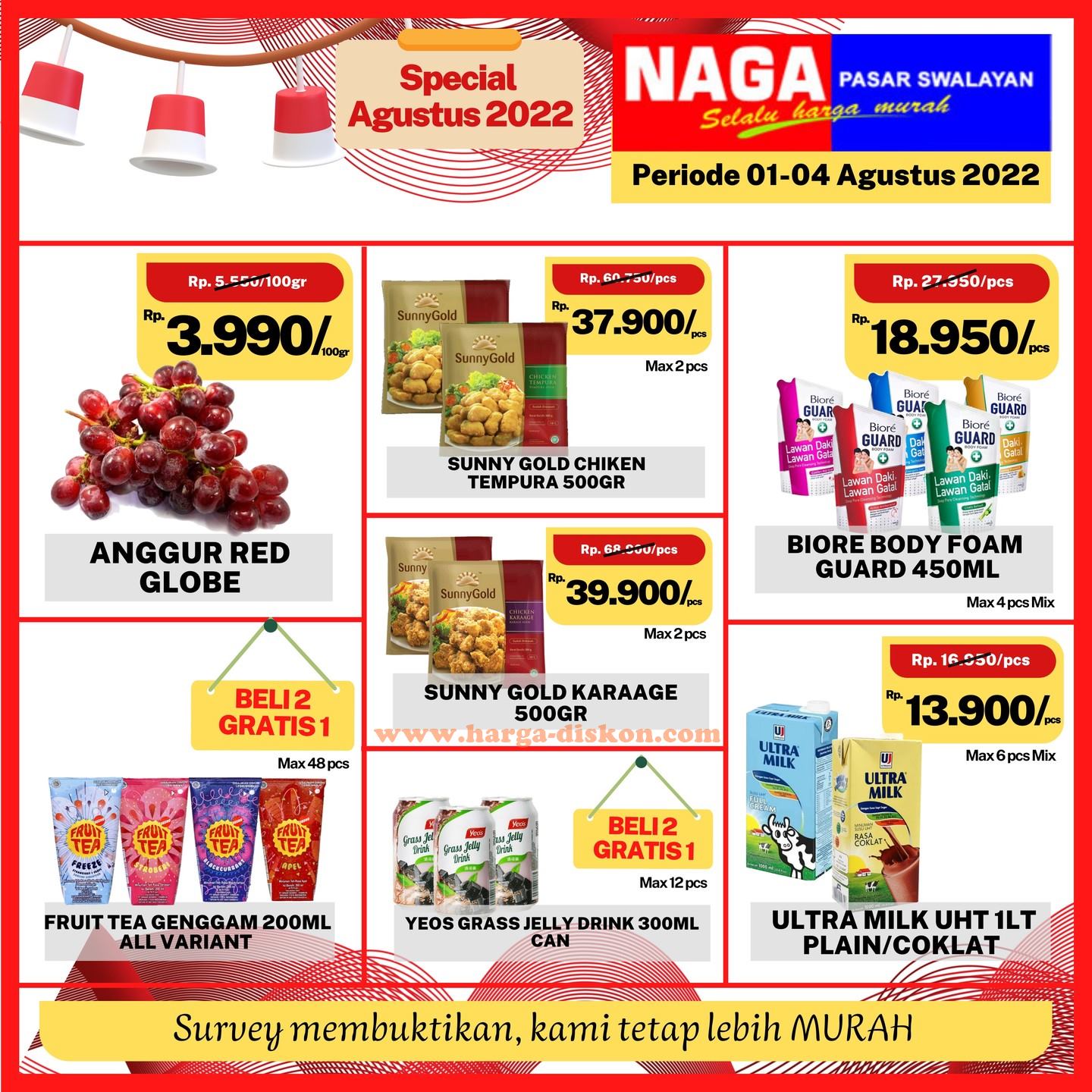 Katalog Promo NAGA Swalayan Awal Pekan 01 - 04 Agustus 2022