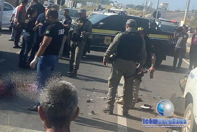 Acidente de trânsito envolvendo moto e carro deixa policial da reserva e sua esposa mortos na cidade de Mossoró
