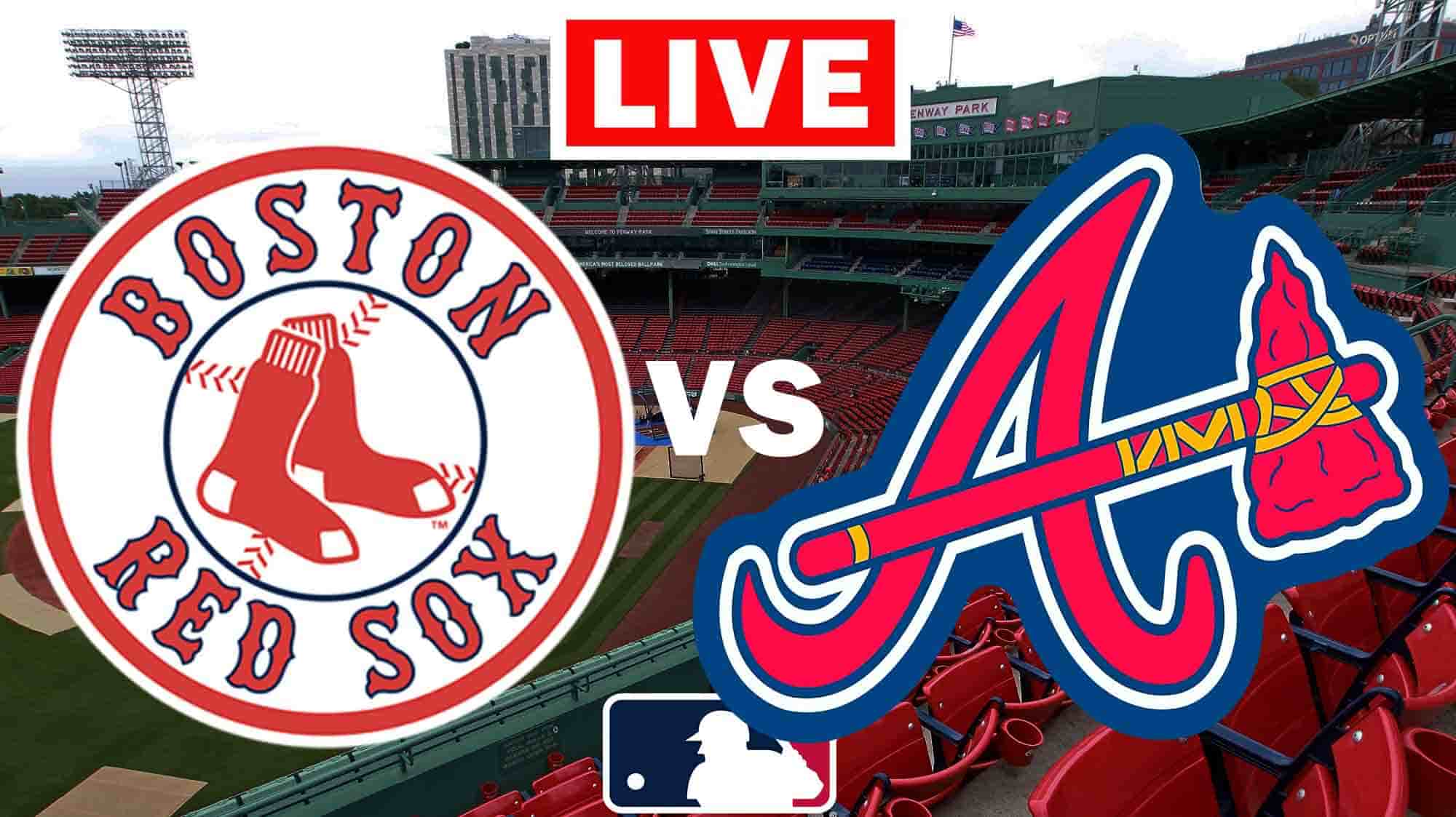 Red Sox vs. Atlanta Braves EN VIVO partido de la MLB.