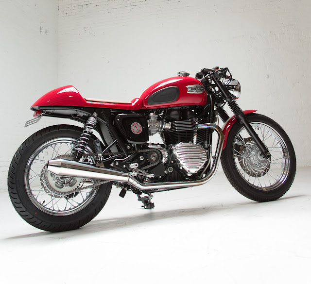 2013 Triumph Bonneville Cafe Racer Give Away | Chance to win a Triumph Bonneville Cafe Racer by Dime city cycles | Iorn and Air Magazine | Triumph motorcycles | Wellspring Foundation