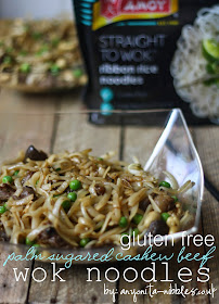 Gluten Free Palm Sugared Cashew Beef Wok Noodles by Anyonita-nibbles.co.uk