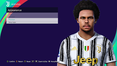 PES 2021 Faces Weston McKennie by Qiya