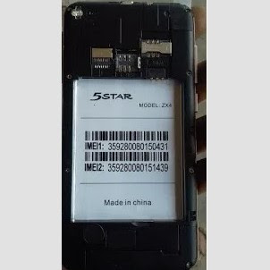 5Star ZX4 Flash File Without Password
