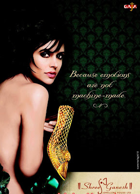 mandira in jewellery Ad