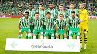 REAL BETIS BALOMPIÉ. Temporada 2018-19. William Carvalho, Marc Bartra, Sidnei, Loren, Javi García y Pau López. Júnior, Francis, Inui, Canales y Boudebouz. REAL BETIS BALOMPIÉ 0 REAL VALLADOLID C. F. 1. Domingo 21/10/2018, 20:45 horas. Campeonato de Liga de 1ª División, jornada 9. Sevilla, estadio Benito Villamarín. GOLES: 0-1: 35', Antoñito.