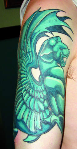 gargoyle tattoo. gargoyle tattoo. gargoyle tattoo