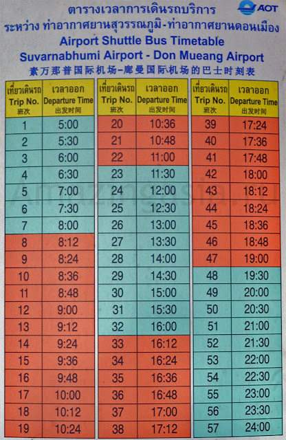 Расписание автобусов из Суварнабхуми в Дон Муанг