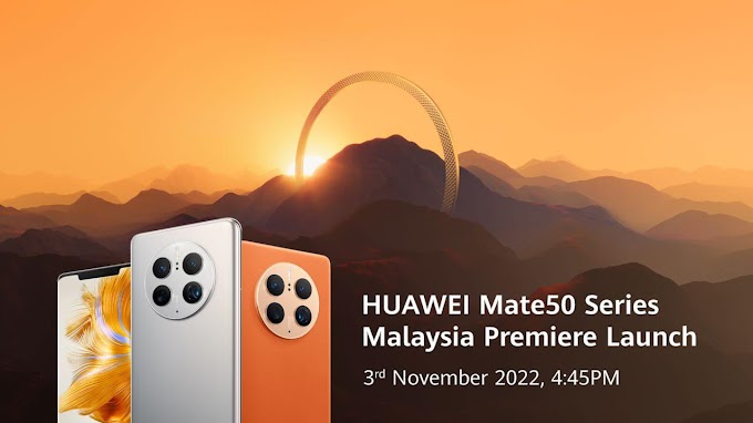Huawei Akan Melancarkan Siri Mate50 Pada 3 November Nanti
