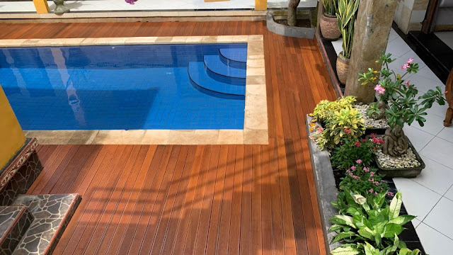 Decking kayu outdoor