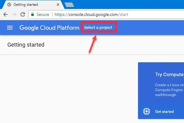 Install WordPress on Google Cloud Platform.