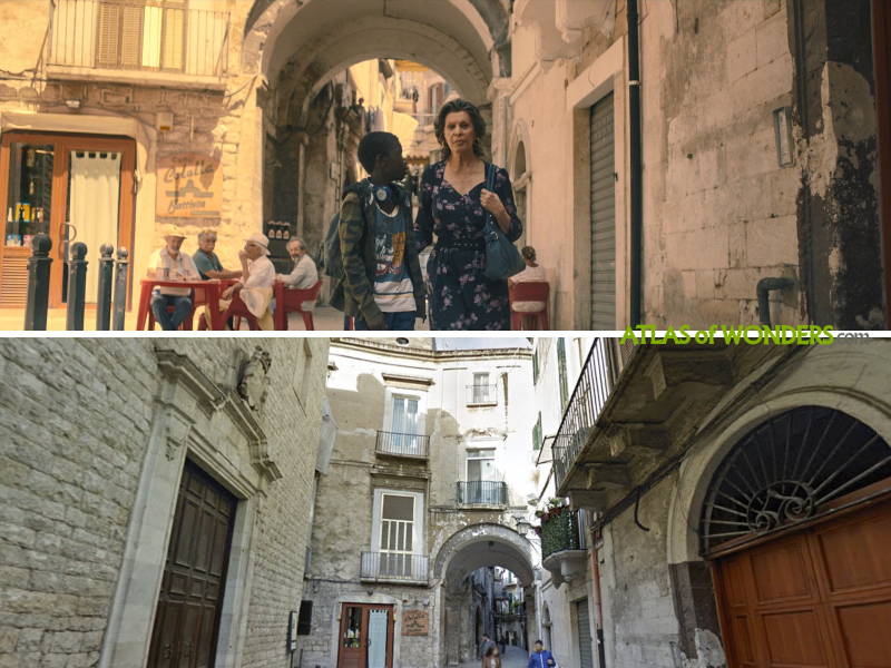 Sophia Loren filming in Bari