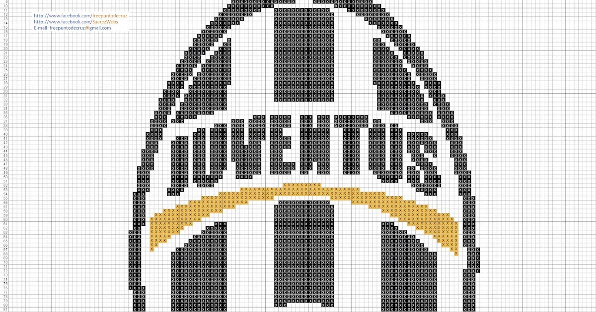 Dibujos Punto De Cruz Gratis Escudo Juventus Fc Punto De Cruz