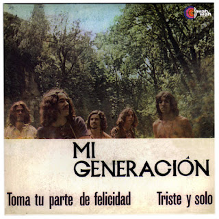 Mi Generacion "Mi Generacion" 1971 reissued by Wah Wah Records 2007 as 2 x LP`s with the second unpublished LP from 1972 & single, Spain Prog Pop Rock,Soft Rock,Folk Rock
