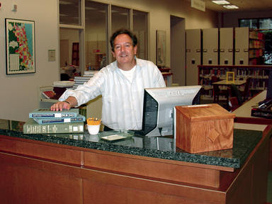 Leo at the Reference Desk