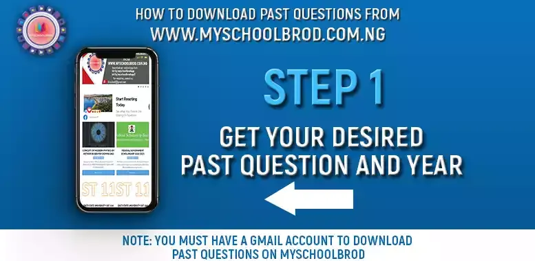 how to download past questions from myschoolbrod website - step 2