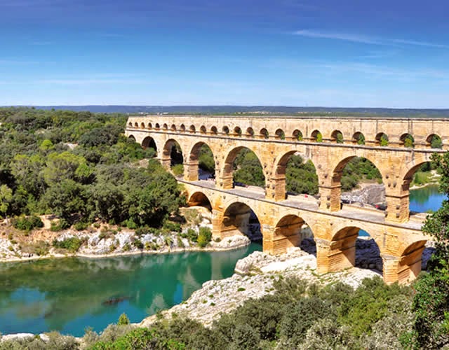 Ponte do Gard - Pont du Gard - Nimes, França, France