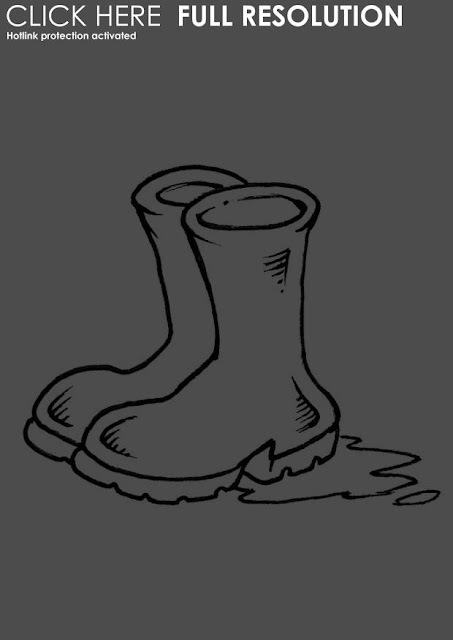 Boots Coloring Pages2