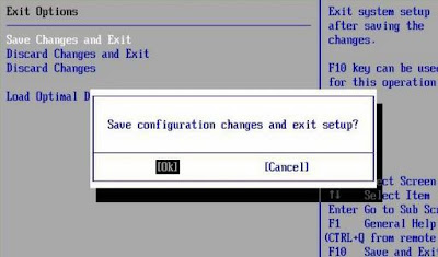 exit bios