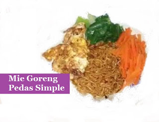 Mie Goreng Pedas Simple