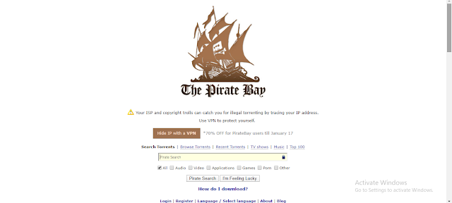 The Pirate Bay | Download Free Movies Via Pirate Bay  Free Torrent Website