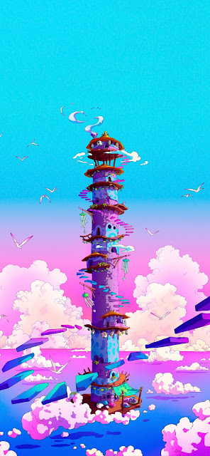 a tower in a fantasy world