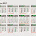 Download Kalender 2015 Indonesia Lengkap CorelDraw Bisa Diedit