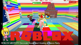 Chloe Tuber Roblox Meepcity Gameplay Decorate House And Hosting A Dance Party - roblox meepcity gameplay