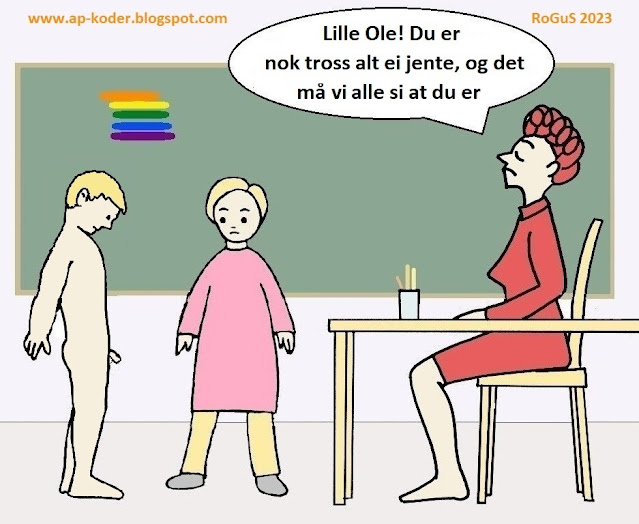 Seksualundervisning og  opplæring i "hva alle må si"