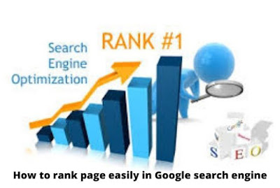 How to rank page easily in Google search engine