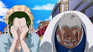 ワンピースアニメ 505話 マキノ ガープ | ONE PIECE Episode 505