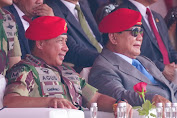  Prabowo Hadiri Peringatan HUT Ke-72 Kopassus di Cijantung