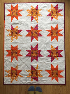 wonky star quilt