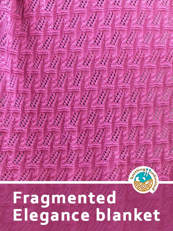 Fragmented Elegance Lace Blanket