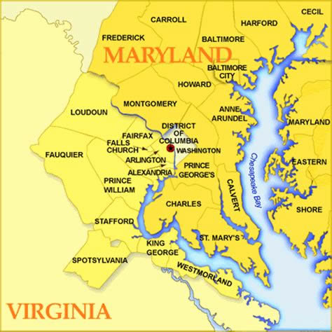 Map of Maryland